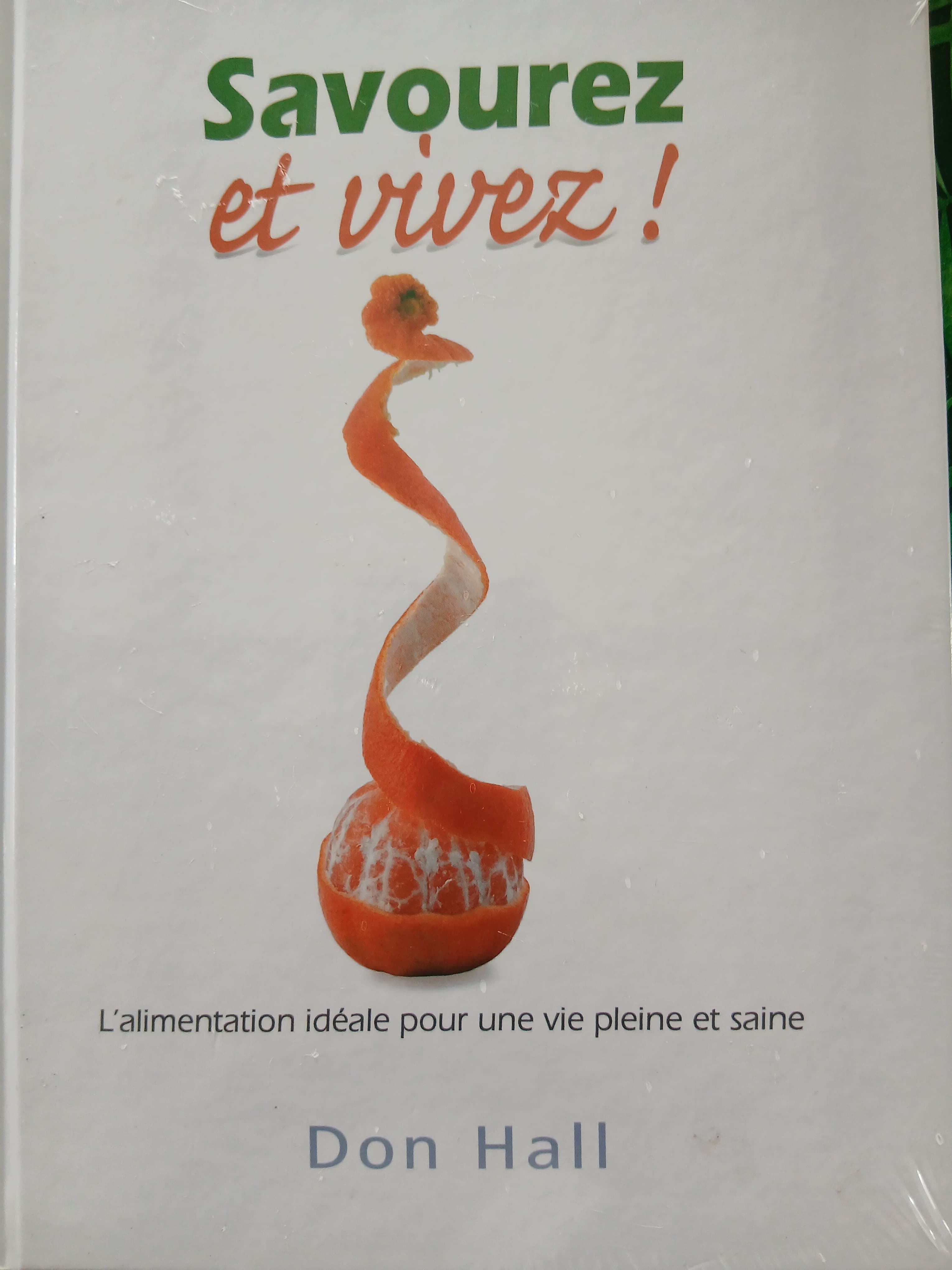Couverture du livre "Savourez et vivez " par Don Hall