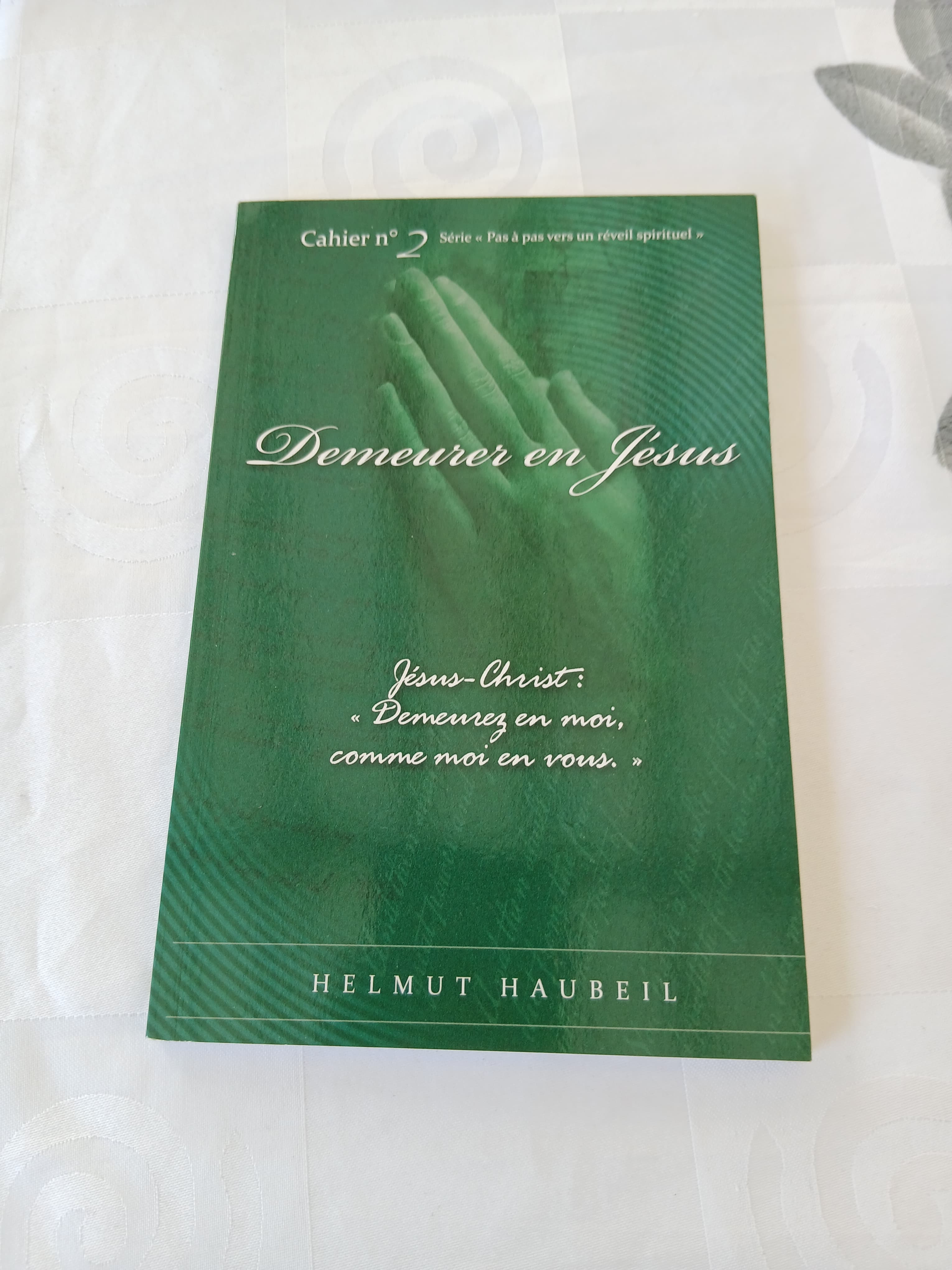 Couverture du livre "Demeurer en Jesus" par HELMUT HAUBELL