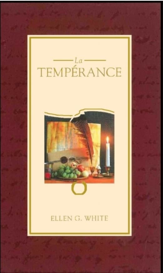 Couverture du livre "La TEMPERANCE " par Ellen G. WHITE 
