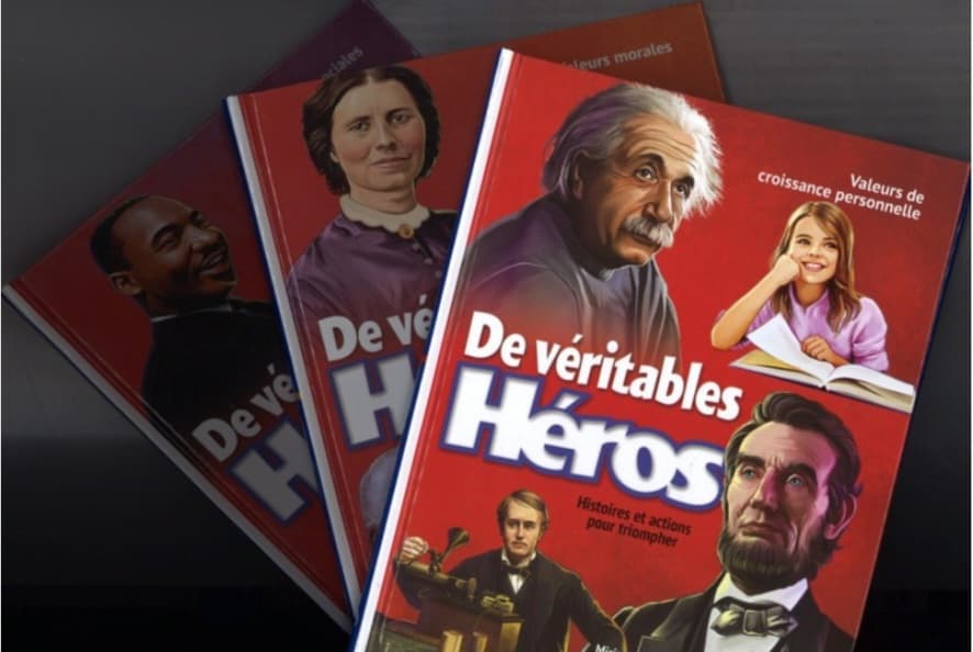 Couverture du livre "De véritables Héros " par Mirian Montanari Grüdtner