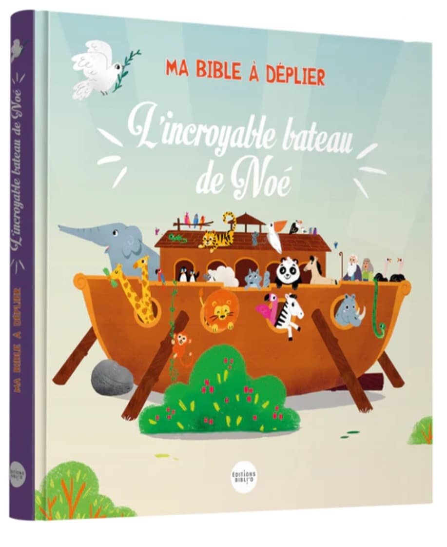 Couverture du livre "L'incroyable bateau de Noé" par Carolina Coroa