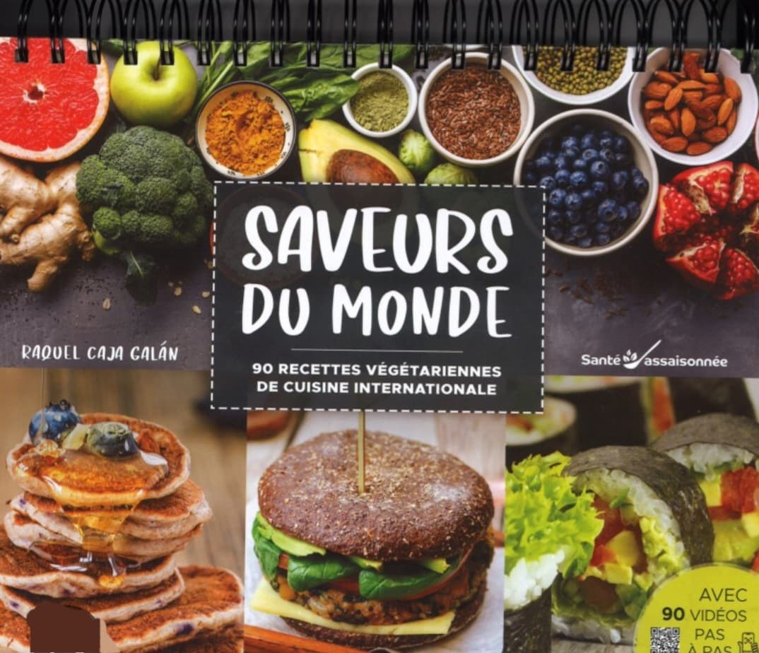 Couverture du livre "Saveurs Du Monde" par Raquel caja GALÁN